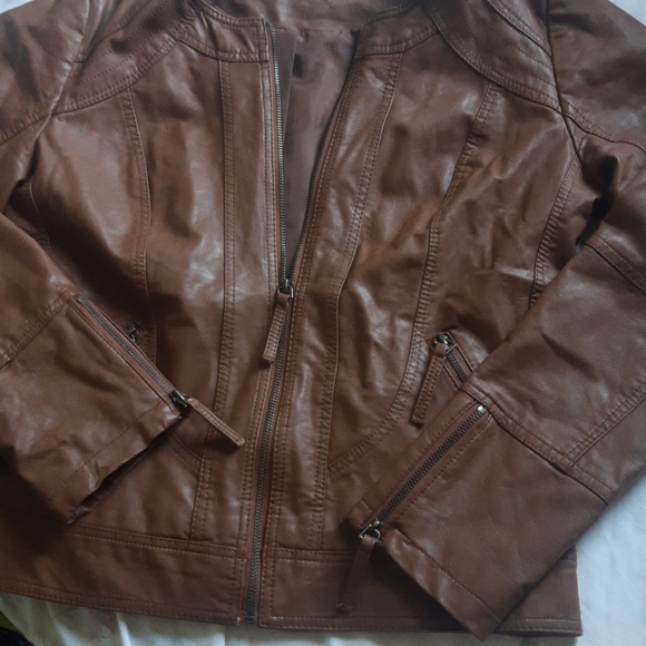 Cleo brown womens small jacket - Picture 4 of 4